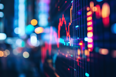 Marktanalyse und Finanztrends Darstellung